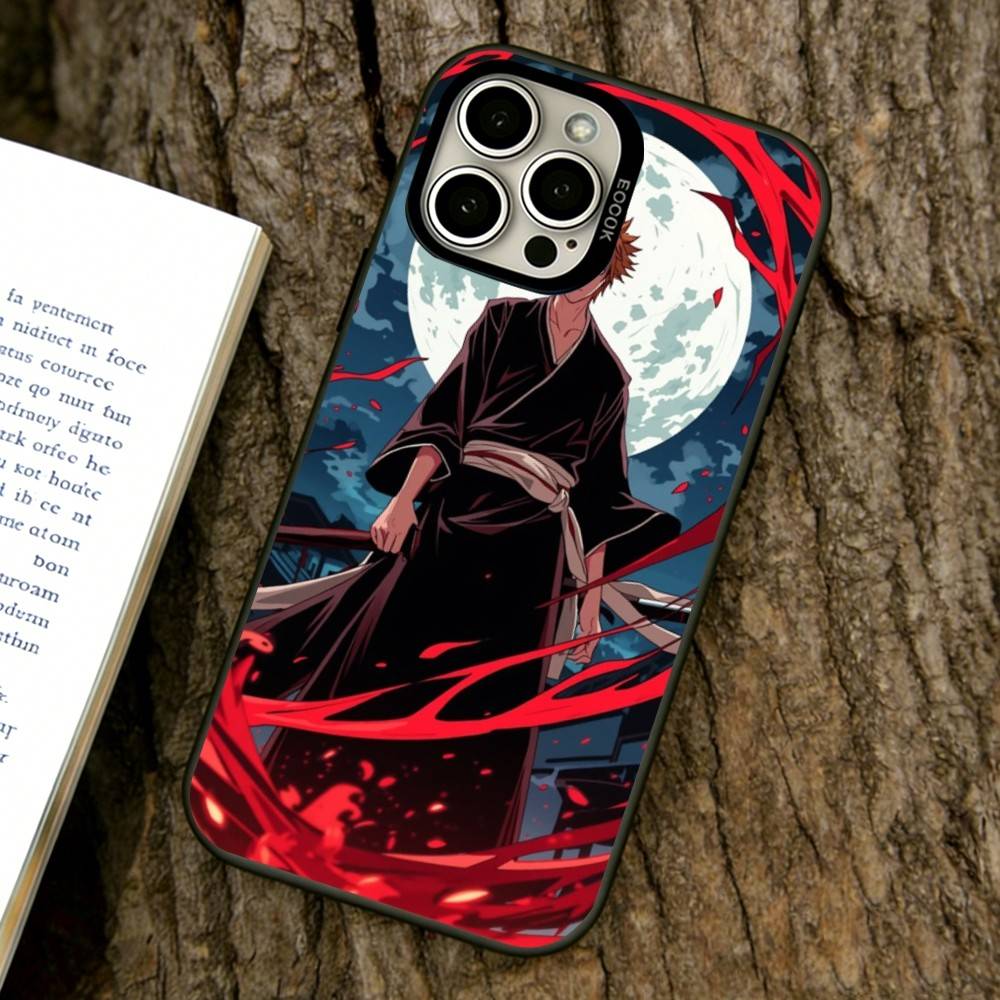 Bleach Phone Case For iPhone 17,16,15,14,13,12,11 Plus,Pro Max,XS,Colorful Silver Phone Case Funda Cover