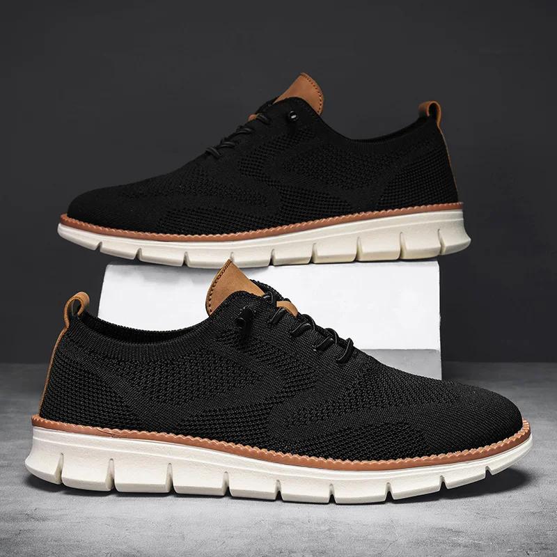 Herren Breeze Schuhe Lässige Stilvolle Oxfords Mode Formell Business Walking Schuhe für Herren Rutschfeste Kleider-Sneaker Wearbreeze