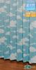 Univer Blackout Drape Dream 100cm Wide x 105cm Set of 2 Curtains, Blue, Long,