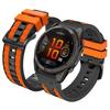 QuickFit 22mm 26mm Two-tone Sports Silicone Watch Band For Garmin Fenix 8 Pro 51mm 47mm E 7 7X 6 6X/Epix Gen 2 Strap Bracelet