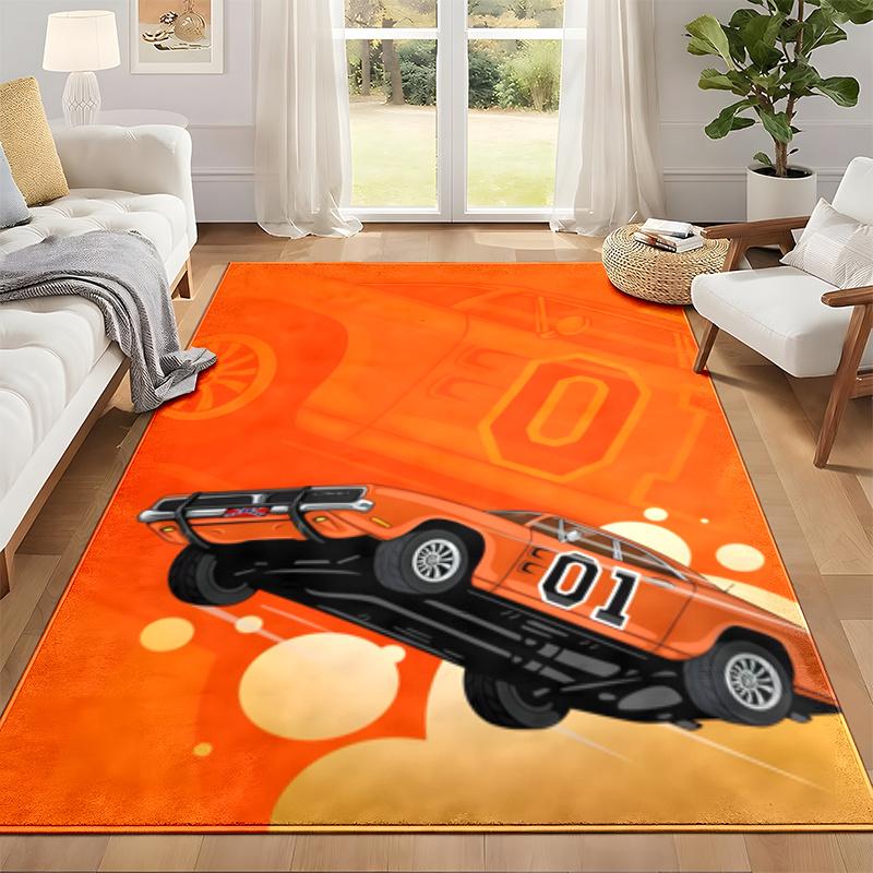 Koberový rohožka Dukes Of Hazzard pro obývací pokoj nebo ložnici Ochranná podložka pod židli Kancelářská dekorace Vánoční dárek Dárek k narozeninám