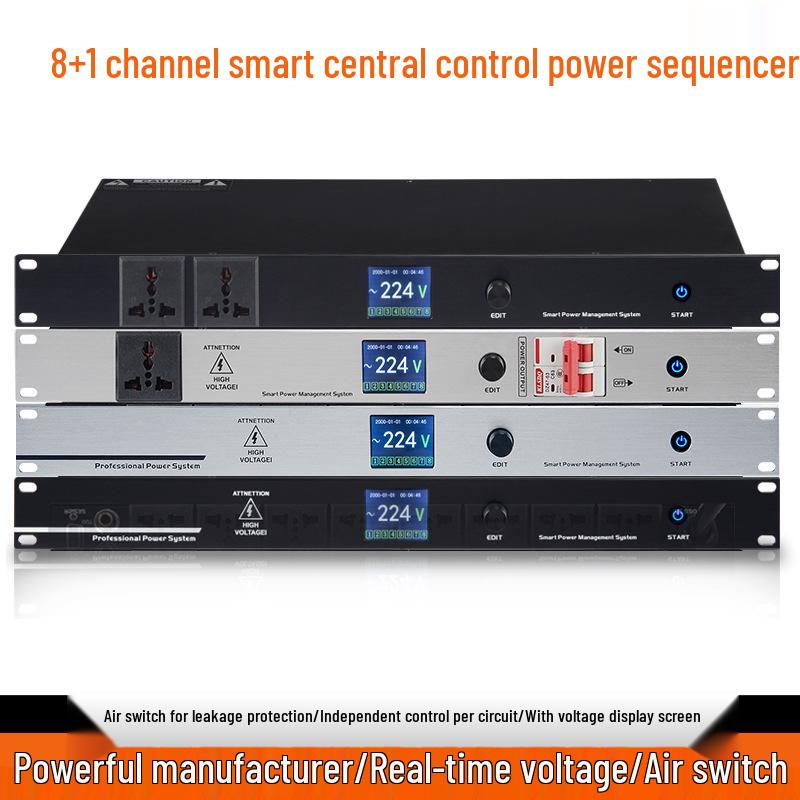 Professional RS232 Central Control Sequencer for Public Address and Theater Power Management