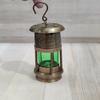 Set of 2 Nautical Brass Ship Lamp, Ship Lantern, Minor Lamp, 15.24 cm Boat Oil Lamp Lantern Colorful Lamp For Home Decoration