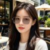 Metal-Frame Photochromic Anti-Blue Light Myopia Glasses Ultra-Lightweight Comfortable Eyeglasses Minus Diopter 0 To -4.0