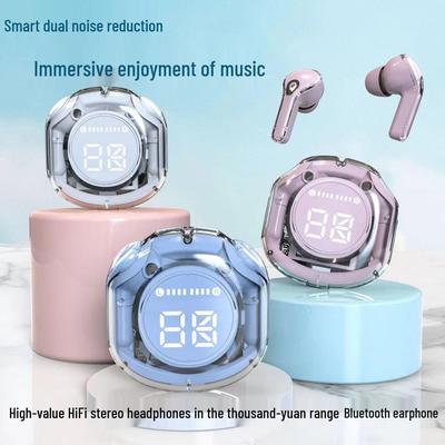 Auricolari In-Ear HK6 Wireless Bluetooth con Cancellazione del Rumore e Batteria Ultra-Lunga per lo Sport