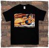 Classic Action Game Arcade Short Sleeve Printed Cotton T-Shirt Vintage High Street Top Casual Loose Streetwear Unisex