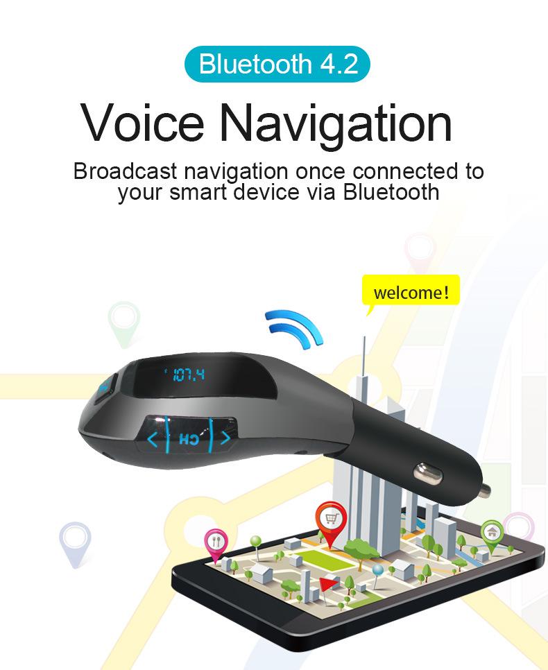 X5 Bluetooth MP3 Car FM Transmitter