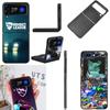 R-Rocket L-League Game Phone Case For Samsung Z Flip 7 6 5G Galaxy Z Flip4 Z Flip5 Z Flip3 Coque Black Hard PC Shell Protective
