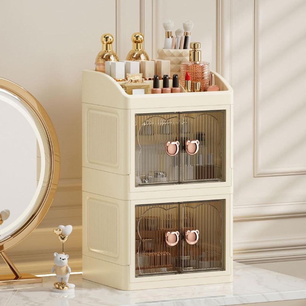 Makeup Organizer for Vanity Makeup Storage Organizer Stackable 3 Tier Skin Care Stand Perfume Holder for Desk Girls Women Home