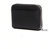 Leather Women's Wallet Short FRID Anti Demagnetization Wire Grid Coin Wallet Men's Card Bag