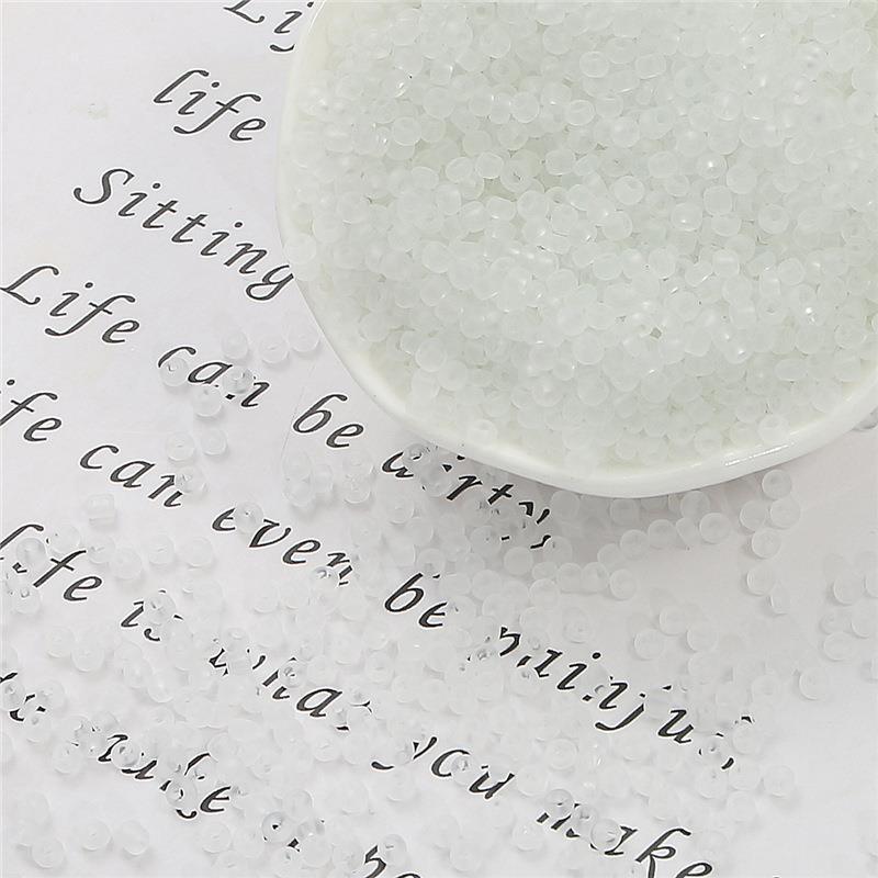 Frosted Transparent Rice Beads for DIY Bracelets, Necklaces, Hairpins, Tassels