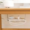 Desk Cable Management Tray Under Table Socket Hang Holder Power Strip Storage Rack For Offices Living Room Wire Cord Organizer
