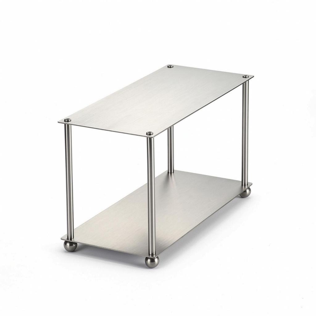 Desktop Storage Rack Stainless Steel Desk Hutch Simple for Bathroom Counter