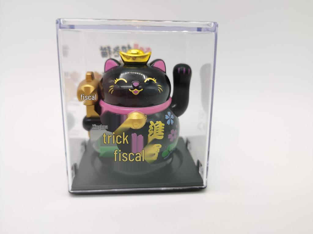 Solarbetriebene Winkekatze Figur - Kreatives Ornament und Einzigartiges Geschenk