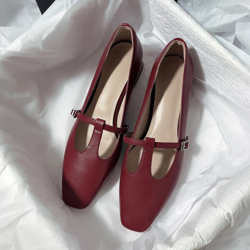 Neue Retro T-Schuhe literarische Mary Jane Schuhe vielseitiges Temperament vielseitige einzelne Schuhe