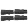 4Pcs IEC320 C14 to IEC320 C15 Power Adapter IEC320 C14 to C15 Power Adapter Connector for Laptop PDU Server UPS Socket