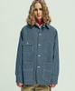 Knd Xau Hickory Chore Jacket Navy Stripe