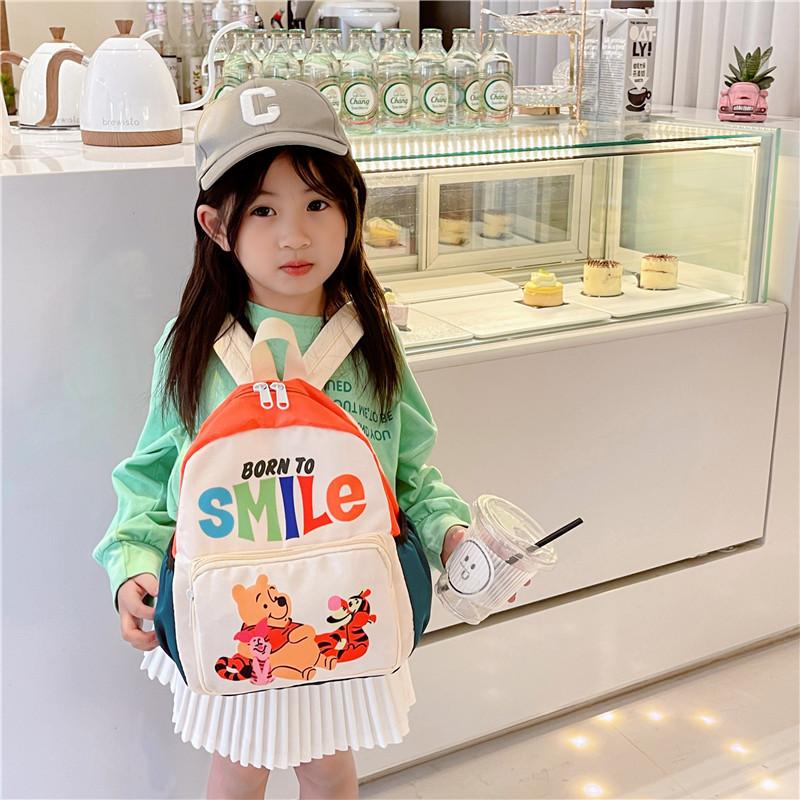Winnie The Pooh Childrens Backpack With Breathable Nylon For Kindergarten Kids