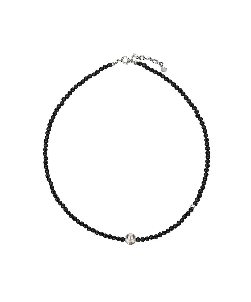 Xanadu Horizon Bead Necklace_Black