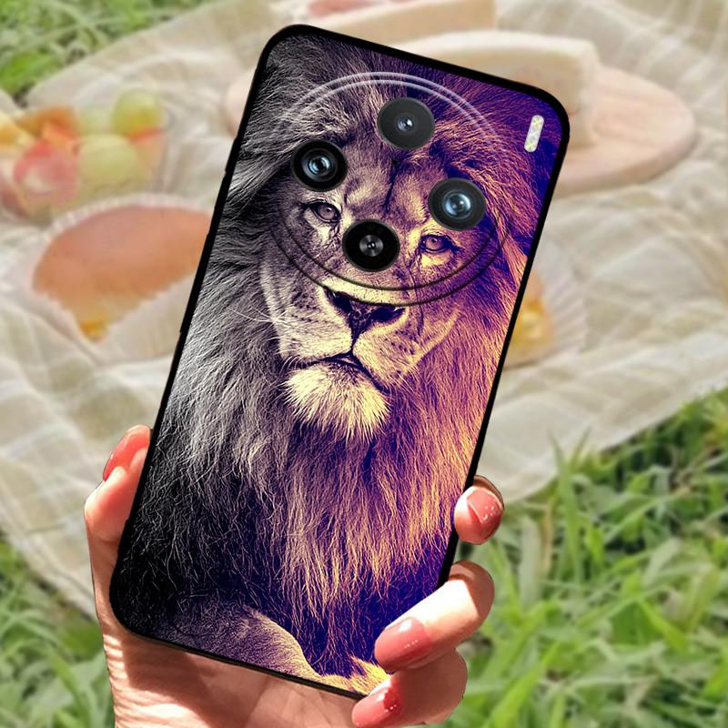 Etui do vivo X100 Pro Pokrowiec do vivo X100 Silikonowe Miękkie Marmurowe Czarne Zderzak Funda Coque dla vivo X100Pro X 100 Ochronna Obudowa