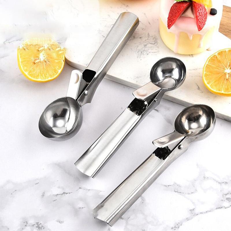 Stainless Steel Ice Cream Scoop And Scooping Tool, Multi-Functional Ice Cream Scoop And Scooping Tool, Ice Cream And Fruit Scoop