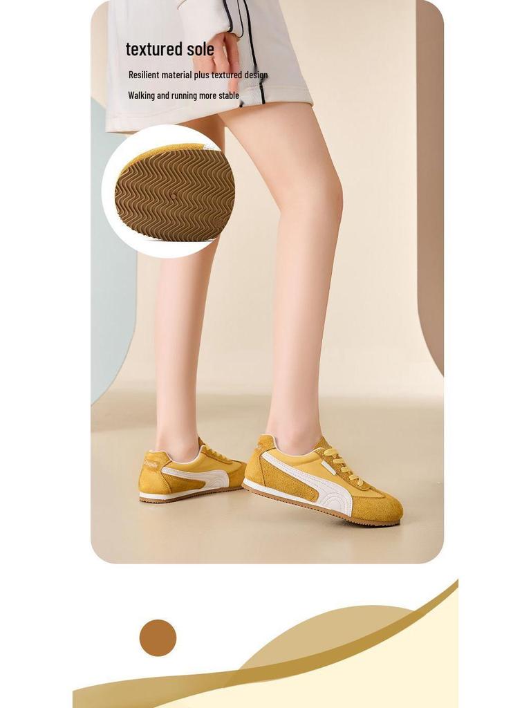 Korean Style Women's White Sneakers: Versatile, Soft Sole, Non-Slip, Comfortable Flat Trainers