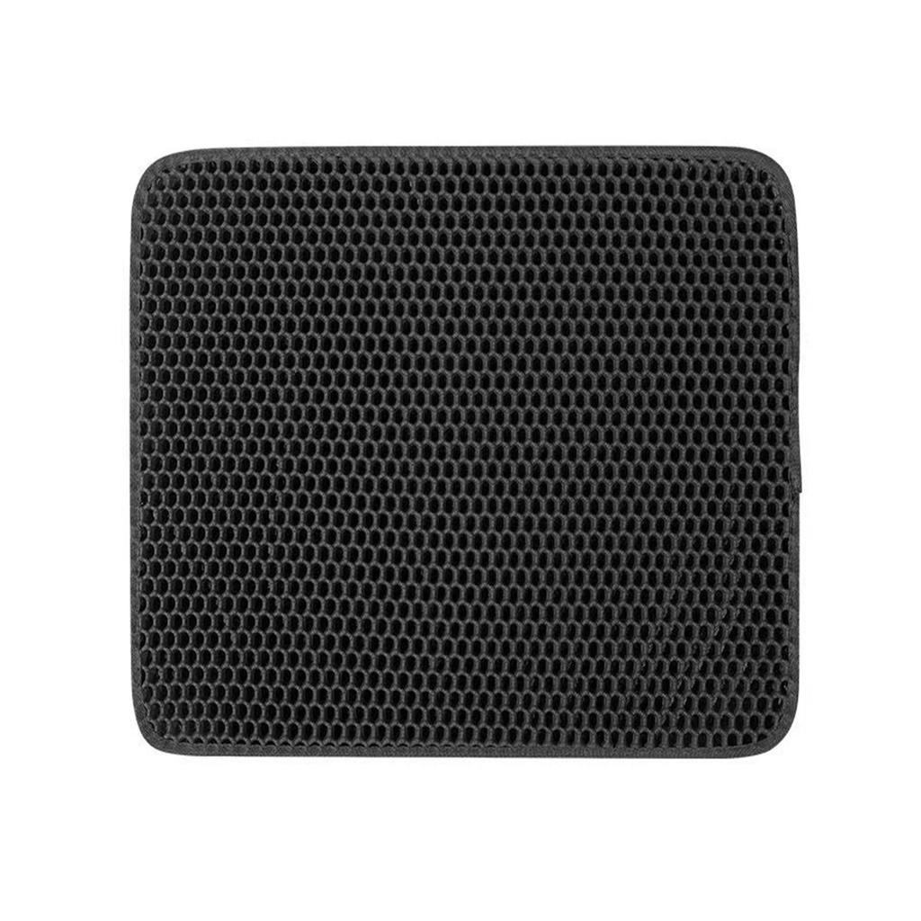 Wasserdichte Katzenstreumatte für Haustiere, EVA-Katzenstreu-Auffangmatte für Katzentoiletten im Innenbereich, rutschfeste Unterseite, weniger Abfall