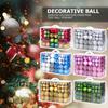 100 Pcs Christmas Balls Ornaments Plastic Shatterproof Hanging Balls Decoration for Xmas Tree Holiday Home Party Decor