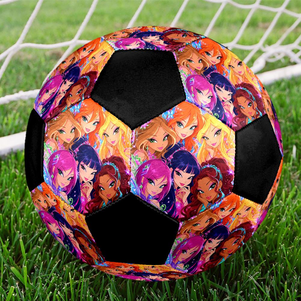 Pallone da Calcio Winx Club Taglia 5, Adatto per Partite Indoor e Outdoor, un Regalo Adatto a Tutti.