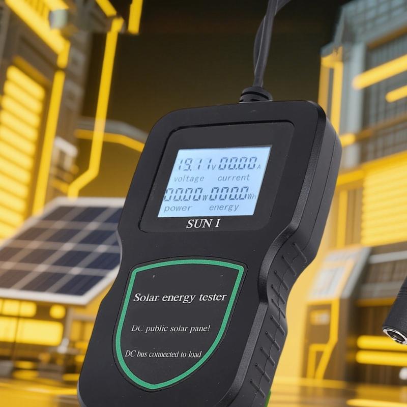 100W/200W/300W/500W Solar Panel Tester MPPT Photovoltaic Panel Multimeter Tester Tool for Testing Solar Panel Data