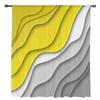 Gelb Grau Gradienten Geometrische Abstrakte Fenster Vorhänge Sheer Chiffon Tüll Vorhang Hause Wohnzimmer Hintergrund Dekoration