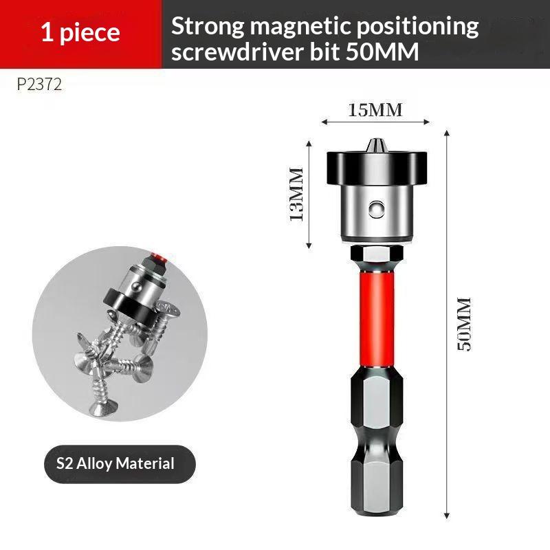 Magnetic Positioning S2 Screwdriver Bits Scratch Resistant Locating Bit for Interior Drywall Plasterboard Decoration