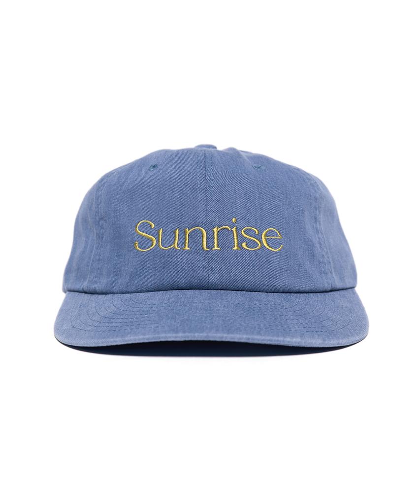 HELLO SUNRISE Sunrise Typo Logo 6Panel Cap_Vintage Blue