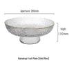 abay Ice Dew High-Footed Fruit Plate