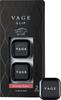 Carall 6292 Harukado Burg Clip Set of 2 Platinum Shower Car Made In Japan