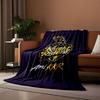 Kolkata Knight Riders Logo Blanket print blanket soft and cozy perfect for the living room bed sofa or a nap,gift