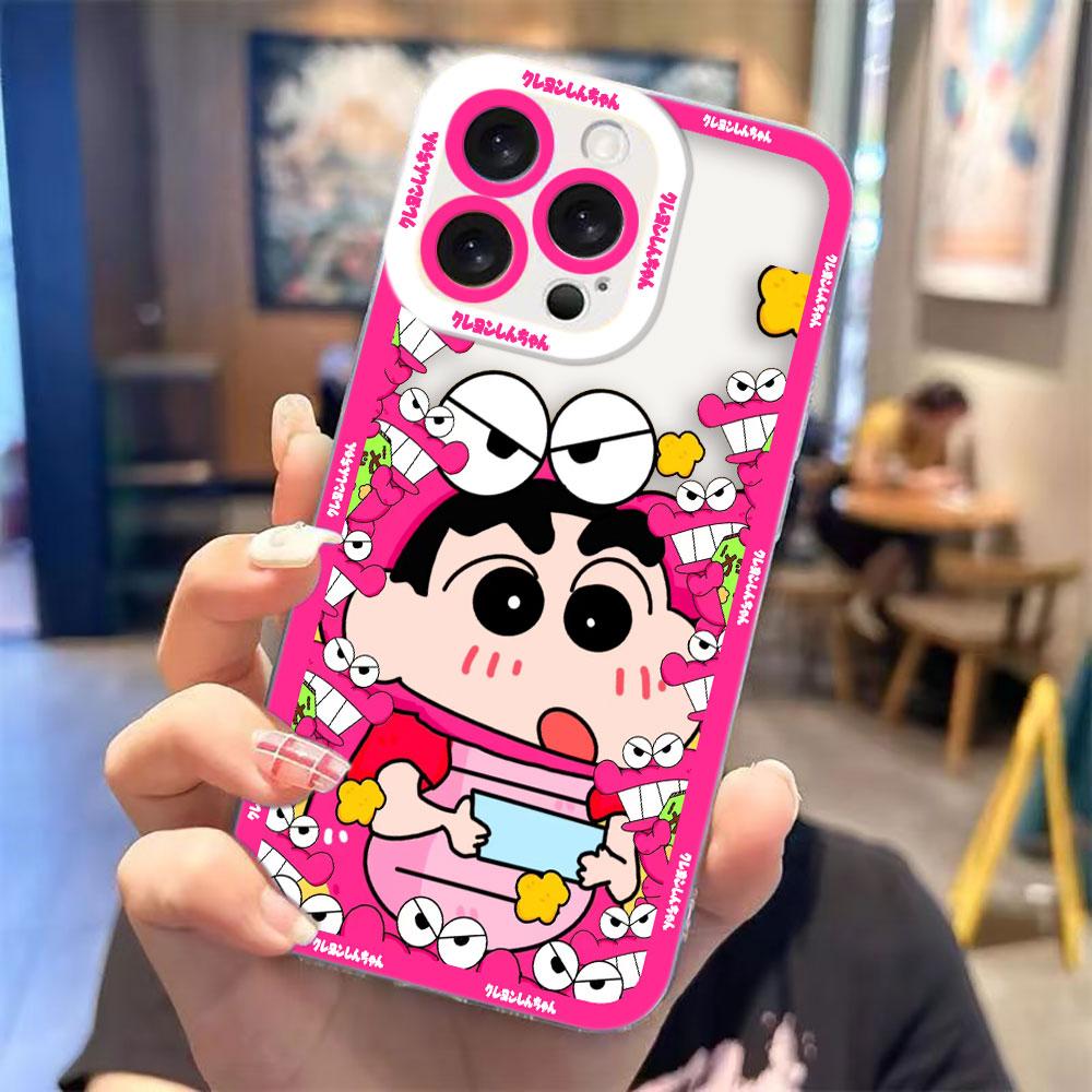 

Cartoon C-Crayon S-Shinchan Clear Phone Case For Samsung Galaxy S26 S25 S24 S23 S22 S21 S20 FE S10 PLUS S30 S11E ULTRA EDGE Case Samsung S235G