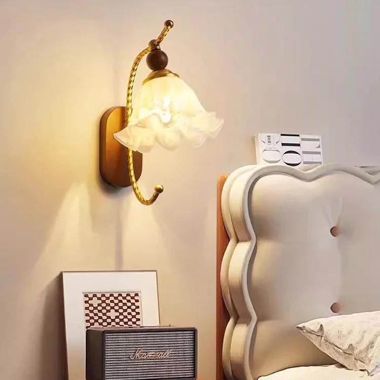 Zhongshan Mid-Century Modern Wall Lamp: Retro French Living Room/Bedroom Lighting