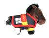 Thoroughbred Collection Horse Blanket Mascot Plush BC4 approx. 12cm Kitasan Black - Japanese Racehorse Stuffed Toy
