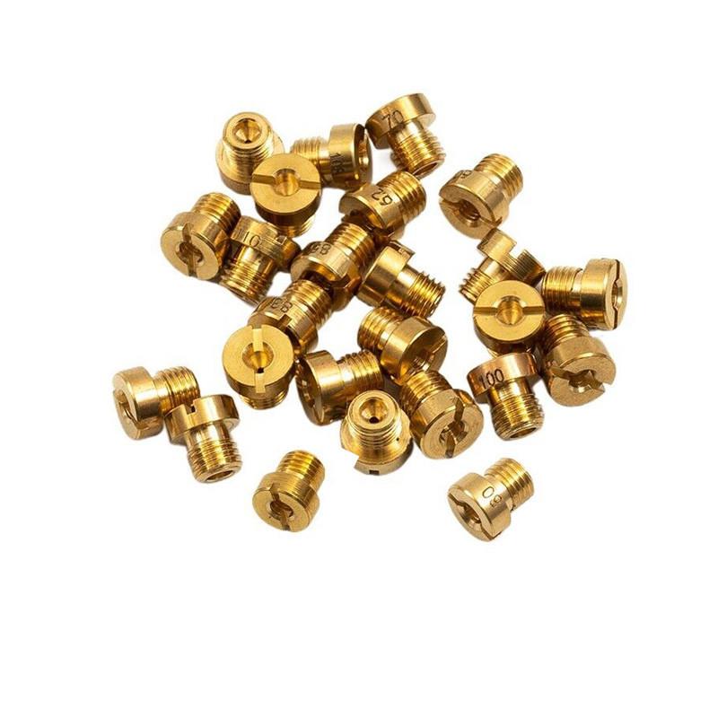 25 шт. Главный жиклер 55-115 M6 для карбюраторов Dellorto и Mikuni, набор главных жиклеров 6 мм, форсунка карбюратора