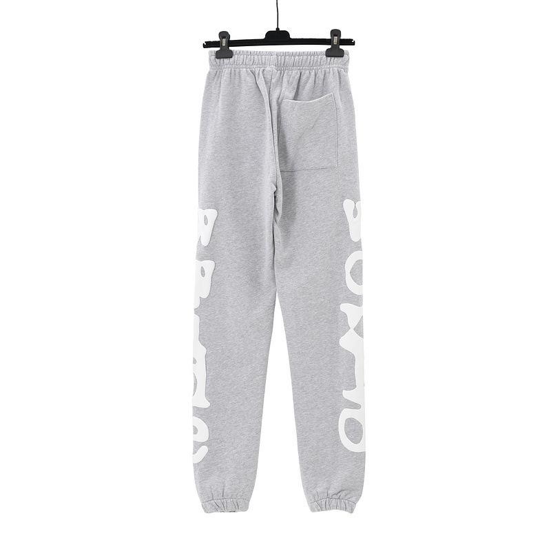 2025 Ny mote Print Letters Spindelvev Print Hettegenser Hip Hop Plus Size Løs Hettegenser Casual Bukser Sportsdress