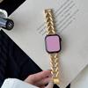 Lüks Katı Paslanmaz Çelik Bilezik Apple Watch Ultra 49 42 40mm 44 41mm 45mm Bant IWatch 8 7 6 SE 5 4 3 2 Kadın Kayış