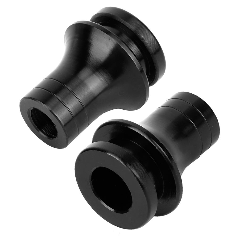 Universal Aluminum M12x1.25 Shift Boot Retainer Connector Adapter Manual Gear Shifter Black