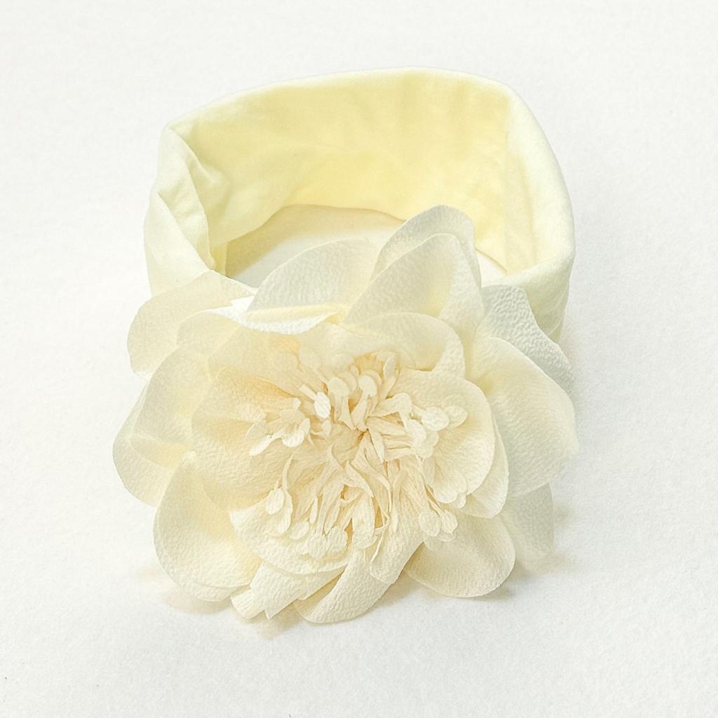 1PC Chiffon Flower Headbands Baby Girls Elastic Nylon Headbands for Baby Newborn Girls Floral Hairbands Party Hair Accessories