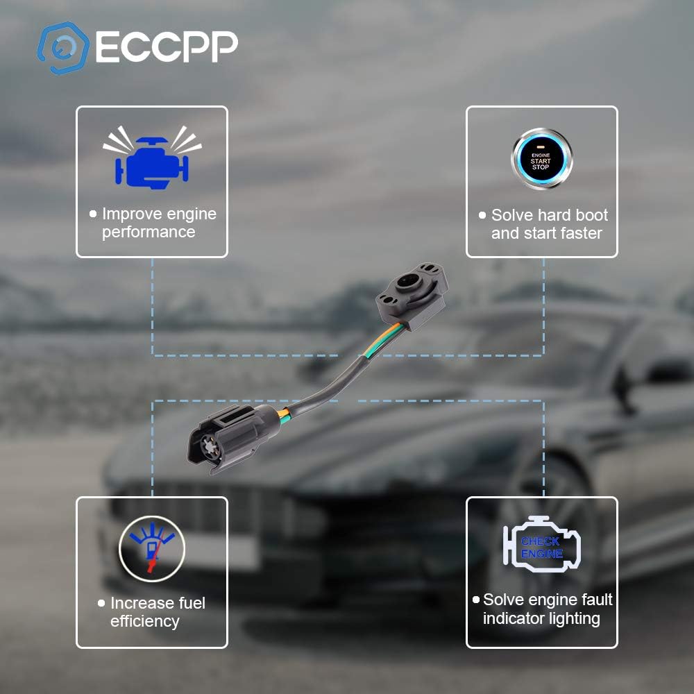 ECCPP Throttle Position Sensor TPS - Fit for Ford Bronco, F-150, F-250, F-350, E-150, E-250, E-350 Econoline & Club Wagon - 12339051, 12339049