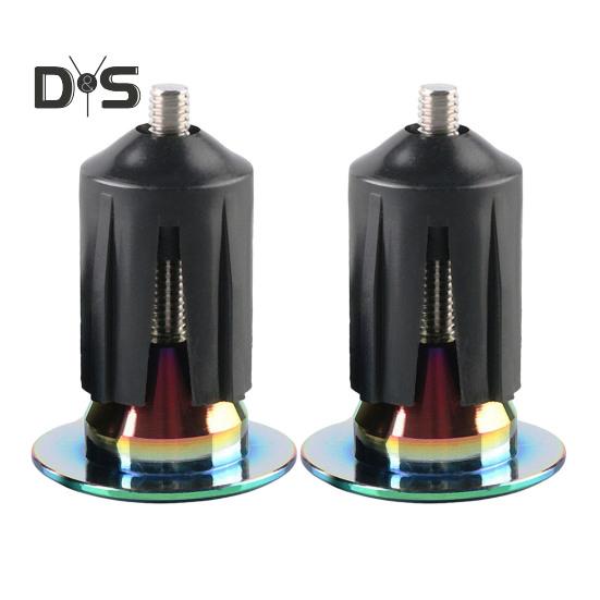 1 Pair Bike Handlebar End Expanding Locking Heavy Duty Lightweight 22-24MM Universal MTB Road Mountain Bicycle Grip Handle End Cover Accessories