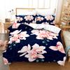 Floral Bedding Set 3D Printed Spring Fragrant Flowers Skin-Friendly King Queen Size Duvet Cover Set with Pillowcase for Girls