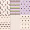 24pcs Floral Scrapbook Paper Pad 6x6inch Assorted Pattern Cardstock Paper Single-Sided Vintage Scrapbooking DIY Decorative Cardmaking Supplies