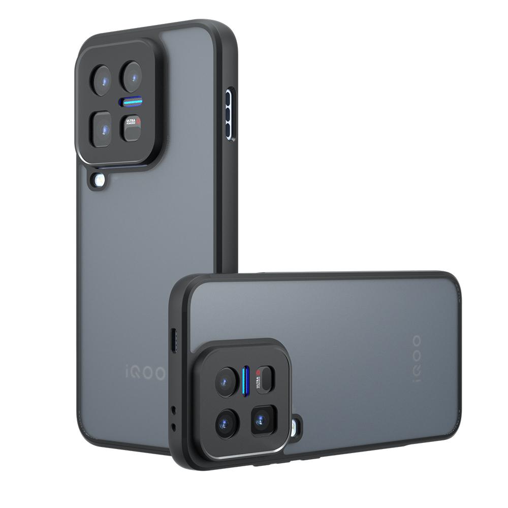 For iQOO 15 Ultra Case Magnetic Matte Frosted Translucent Airbag Drop-proof Non-yellowing Anti-Fingerprint Cover Pc + tpu