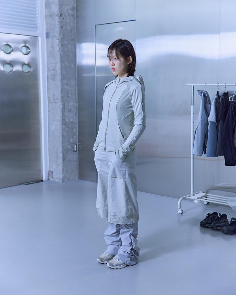 KIYOI Layered Shirred Pants [Ivory]